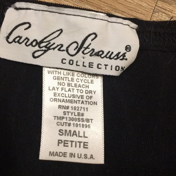 Carolyn Strauss Nylon Spandex Maxi Dress Sz S - Picture 2 of 3